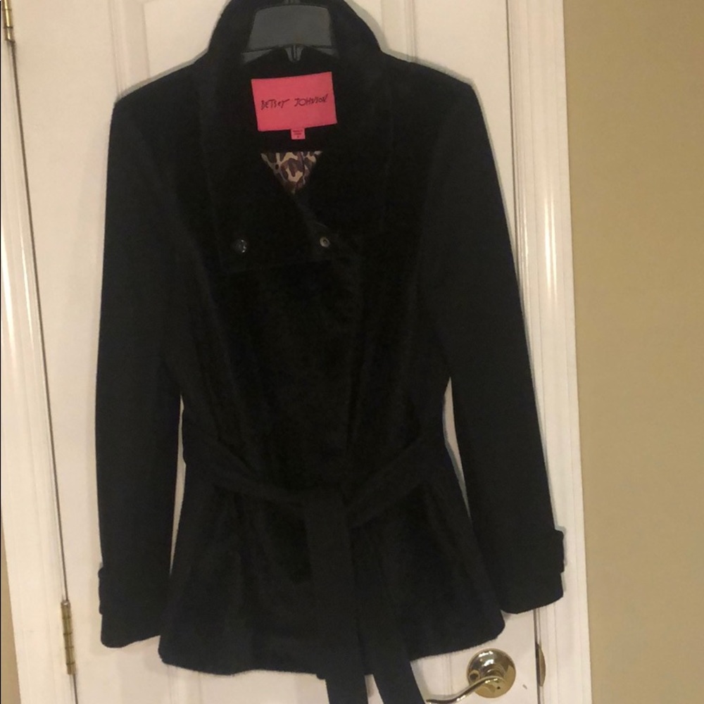 Betsey Johnson Black Jacket Sz. 8